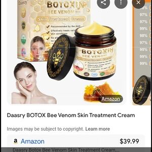 Bee Venom Skin Treatment Cream - Gold & Beige Box